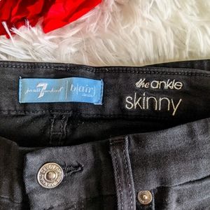 7 for all mankind black jeans